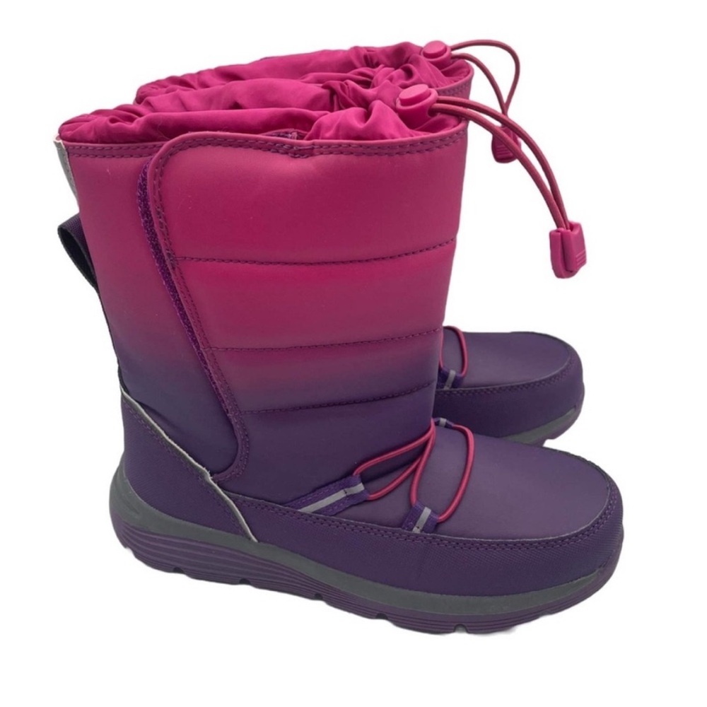 Pink and Purple Winter Boots
